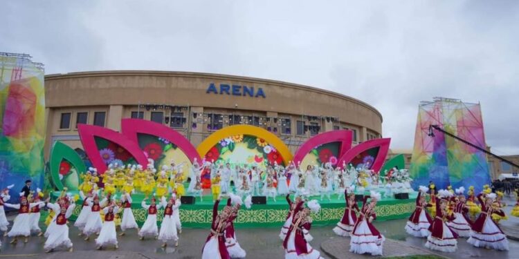 ТҮРКІСТАН: ОБЛЫС ӨНЕРПАЗДАРЫ V ДҮНИЕЖҮЗІЛІК КӨШПЕНДІЛЕР ОЙЫНЫНА АТСАЛЫСАДЫ