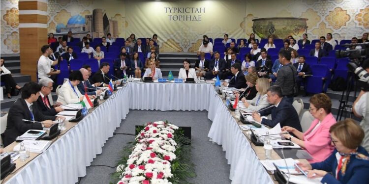 ТҮРКІСТАНДА ТМД-НЫҢ ДЕНСАУЛЫҚ САҚТАУ САЛАСЫНДАҒЫ ЫНТЫМАҚТАСТЫҚ КЕҢЕСІНІҢ ОТЫРЫСЫ ӨТУДЕ