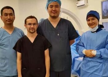 ТҮРКІСТАН: АЛҒАШ РЕТ ҚУЫҚАСТЫ БЕЗІ АРТЕРИЯЛАРЫНЫҢ ЭМБОЛИЗАЦИЯСЫ ЖАСАЛЫНДЫ