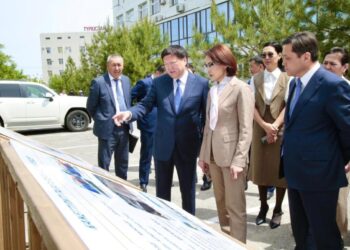 ТҮРКІСТАН ОБЛЫСЫНЫҢ АУЫЛДАРЫНДА ЖӘНЕ ТҮРКІСТАН ҚАЛАСЫНДА 49 МЕДИЦИНАЛЫҚ НЫСАН САЛЫНАДЫ