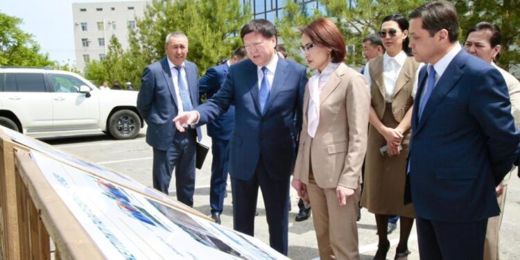 ТҮРКІСТАН ОБЛЫСЫНЫҢ АУЫЛДАРЫНДА ЖӘНЕ ТҮРКІСТАН ҚАЛАСЫНДА 49 МЕДИЦИНАЛЫҚ НЫСАН САЛЫНАДЫ