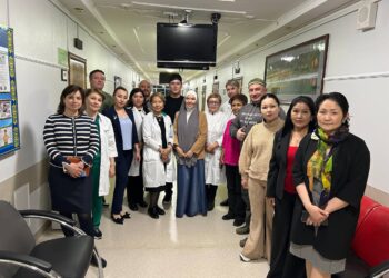 ТҮРКІСТАНҒА ҰЛТТЫҚ ГОСПИТАЛЬ ДӘРІГЕРЛЕРІ КЕЛДІ