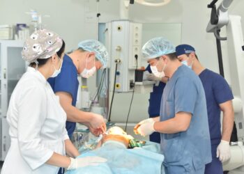 ТҮРКІСТАН ОБЛЫСТЫҚ БАЛАЛАР АУРУХАНАСЫНДА БІРЕГЕЙ ОТА ЖАСАЛДЫ