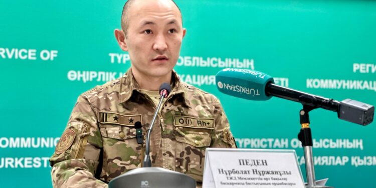 ТҮРКІСТАН: МАМАНДАР ҚЫС МЕЗГІЛІНДЕГІ ҚАУІПСІЗДІК ШАРАЛАРЫН САҚТАУҒА ШАҚЫРАДЫ